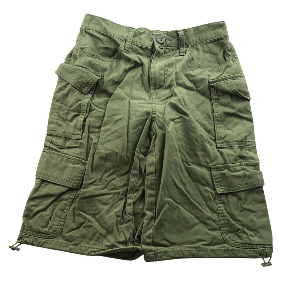 Aeropostale Mens Cargo Bermuda Shorts Size XL Outdoors Utility Casual Green